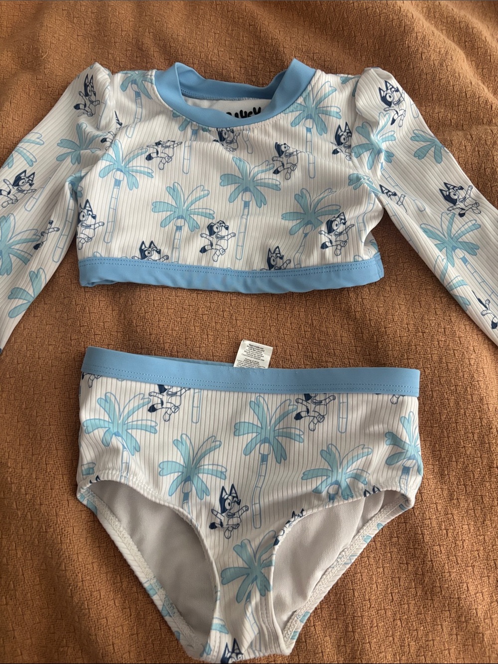 Bluey Long sleeve girls bathing suit